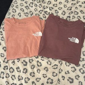 2 North face basic tee. both size S